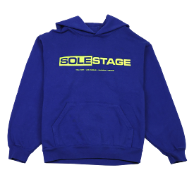 Solestage Box Logo Hoodie blue