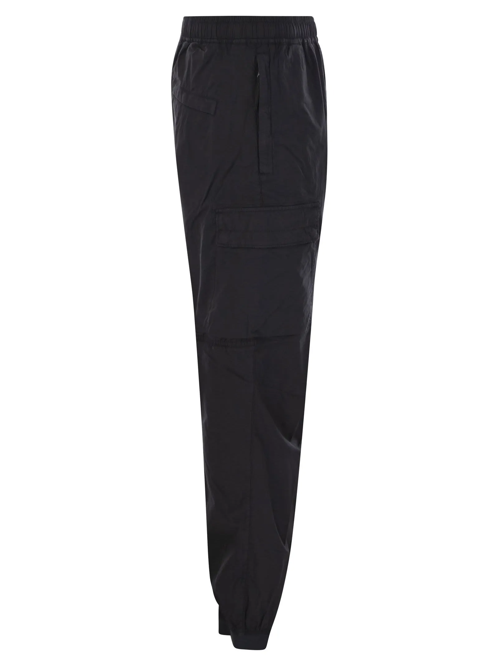 Stone Island Regular Fit Tapered Cargo Trousers With Zipped Pockets