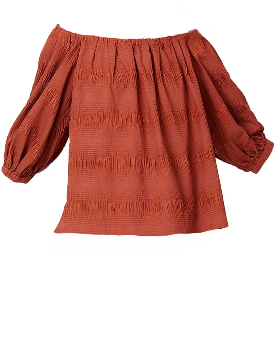 Terracotta Solin Top