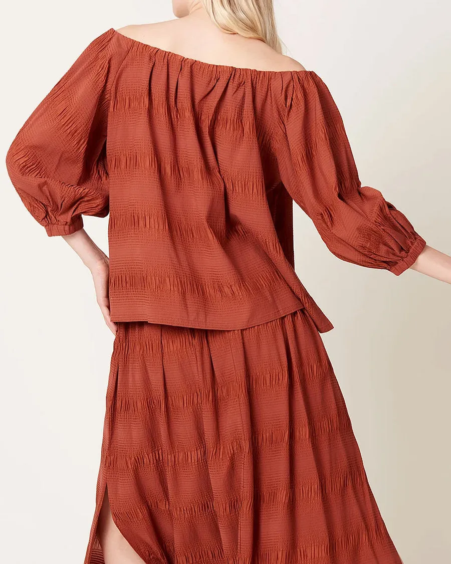 Terracotta Solin Top