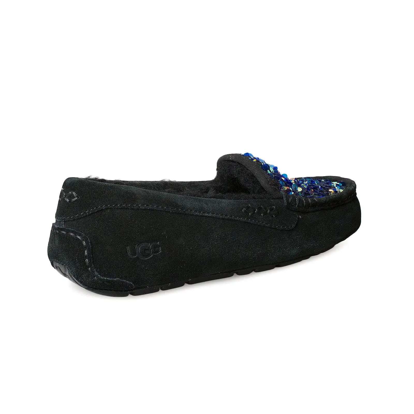 UGG Ansley Stellar Sequin Black Slippers - Women's