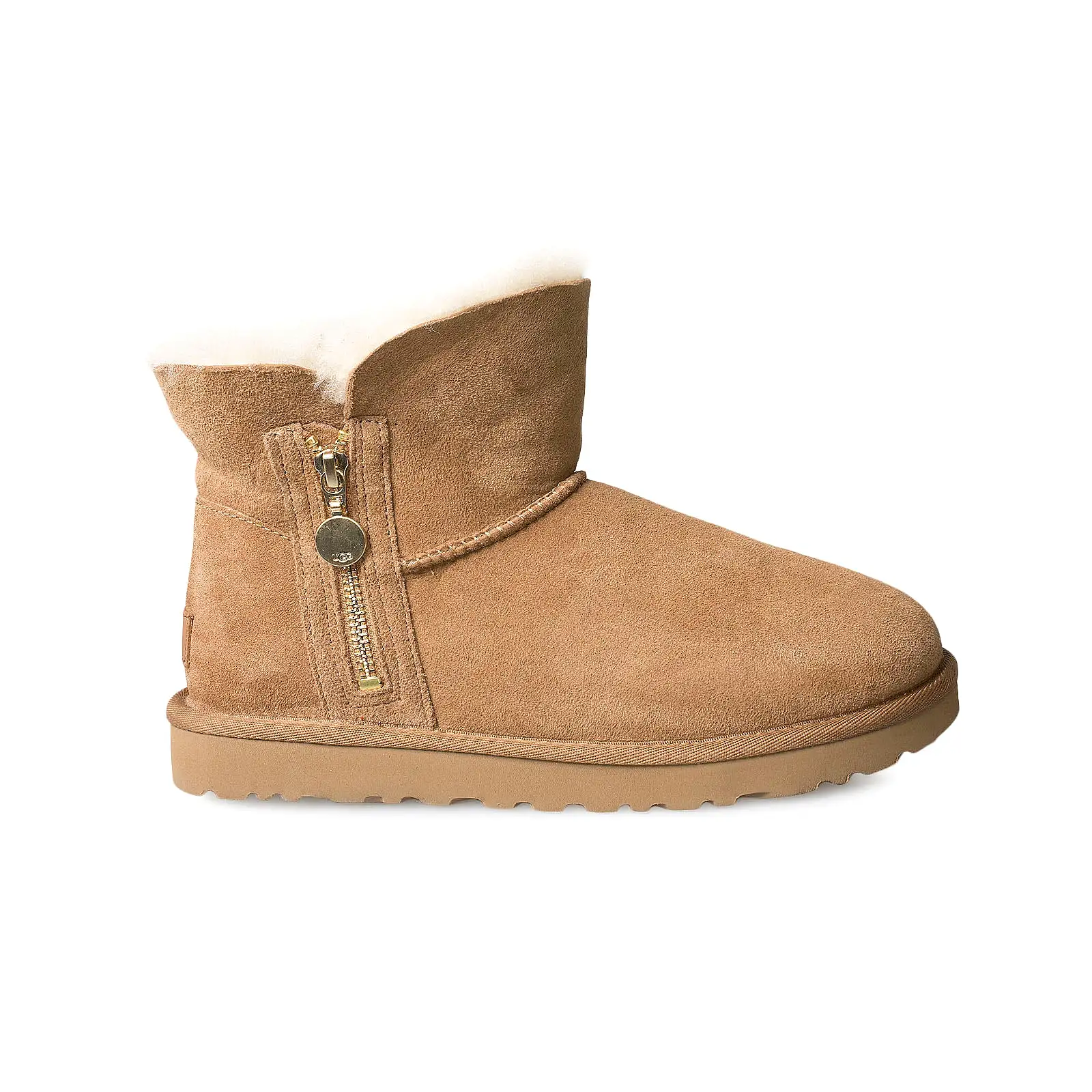 UGG Bailey Zip Mini Chestnut Boots - Women's