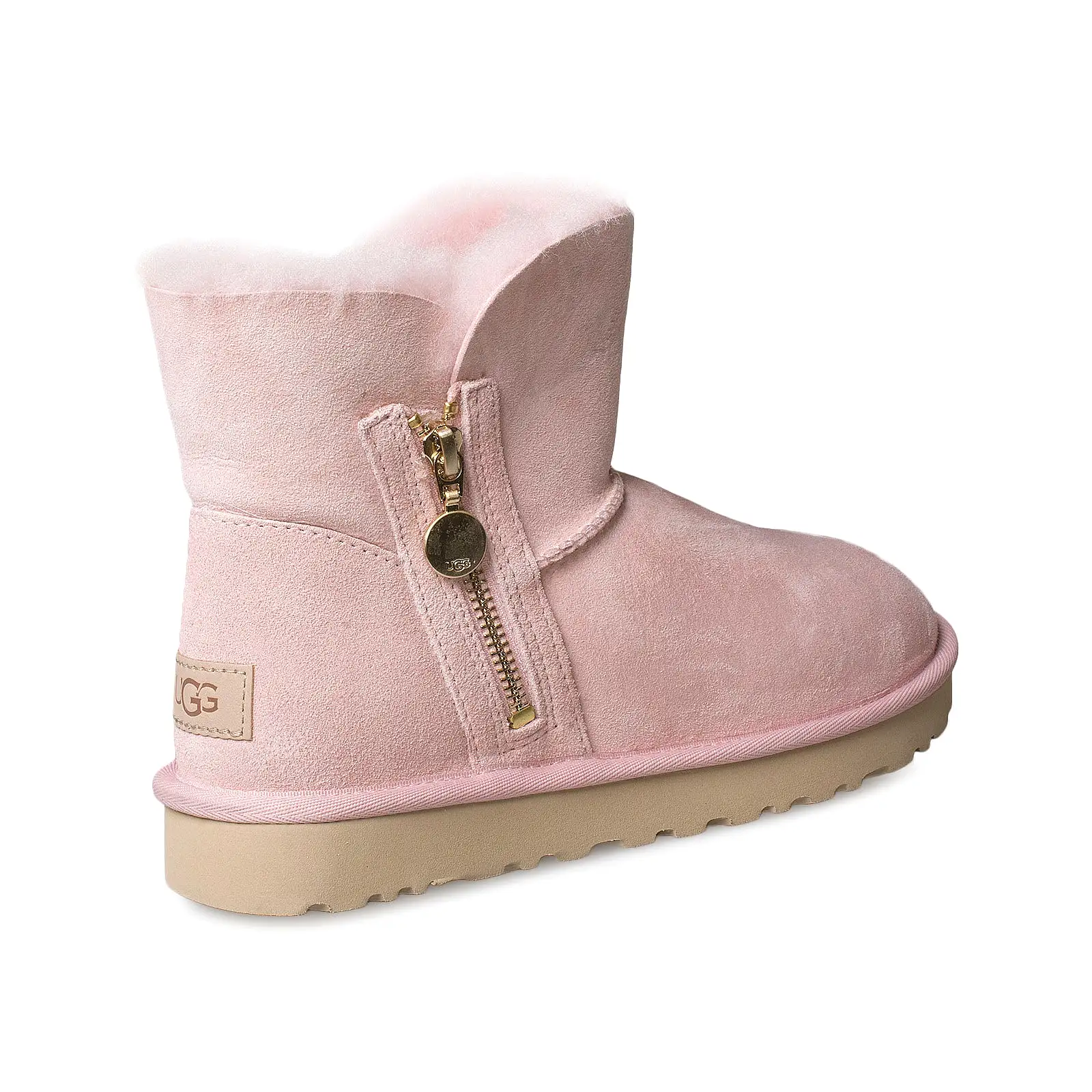 UGG Bailey Zip Mini Pink Cloud Boots - Women's