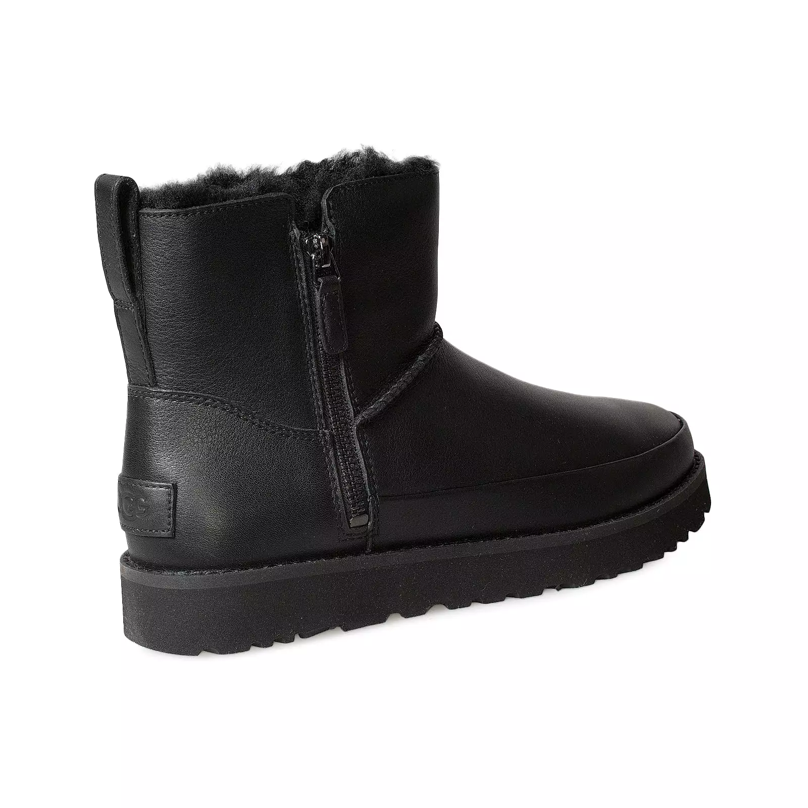 UGG Classic Zip Mini Black Boots - Women's