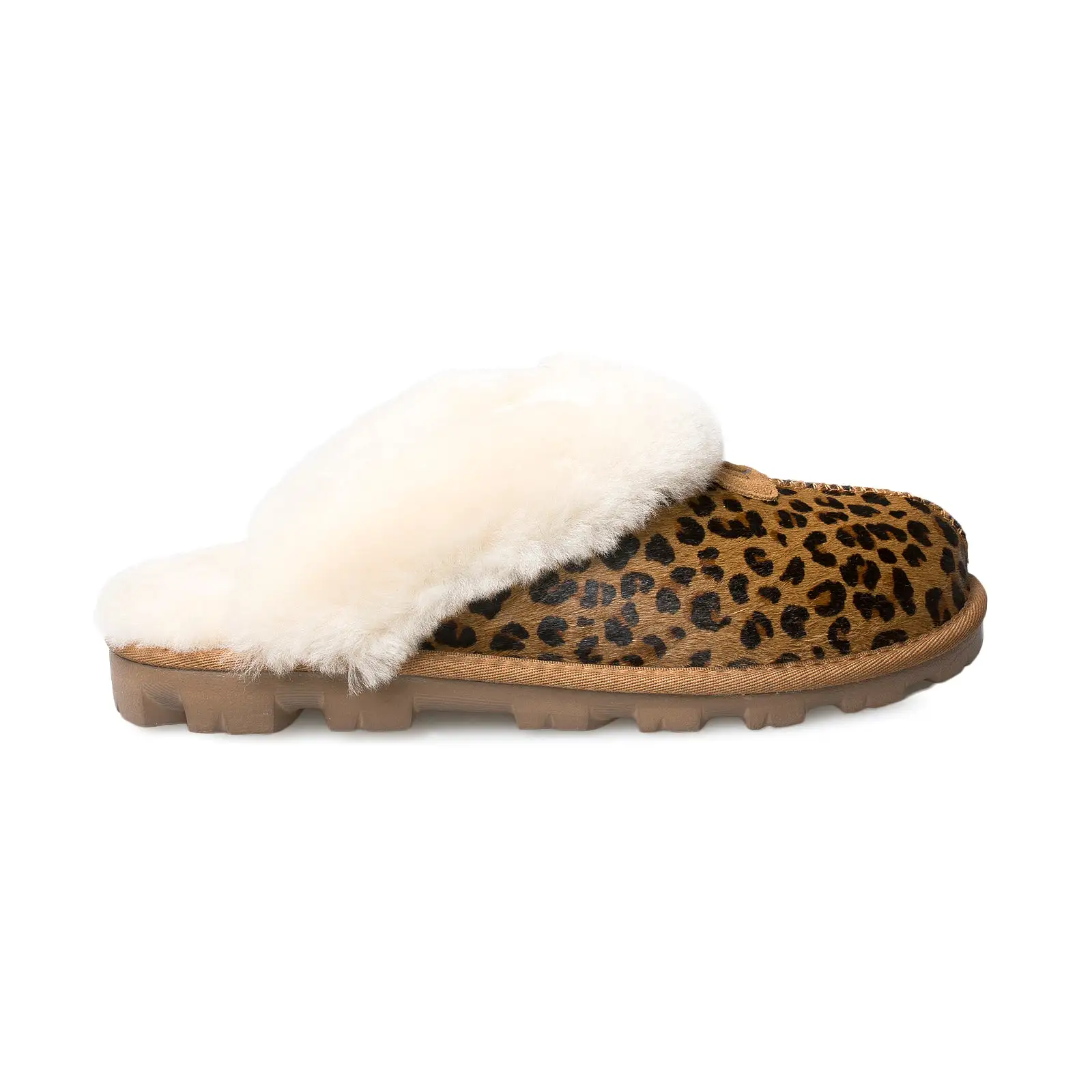 UGG Coquette Leopard Natural Slippers - Women's