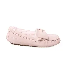 UGG Dakota Suede Bow Pink Crystal Slippers - Women's