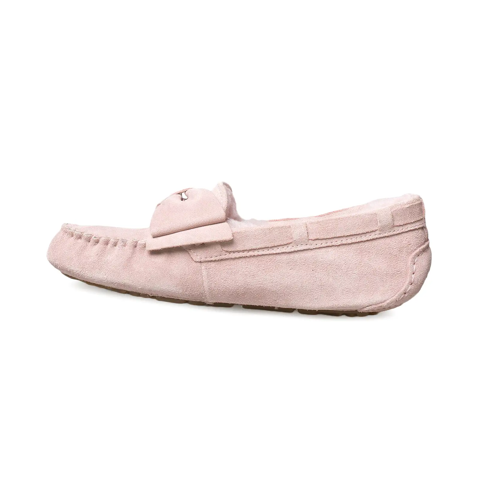 UGG Dakota Suede Bow Pink Crystal Slippers - Women's