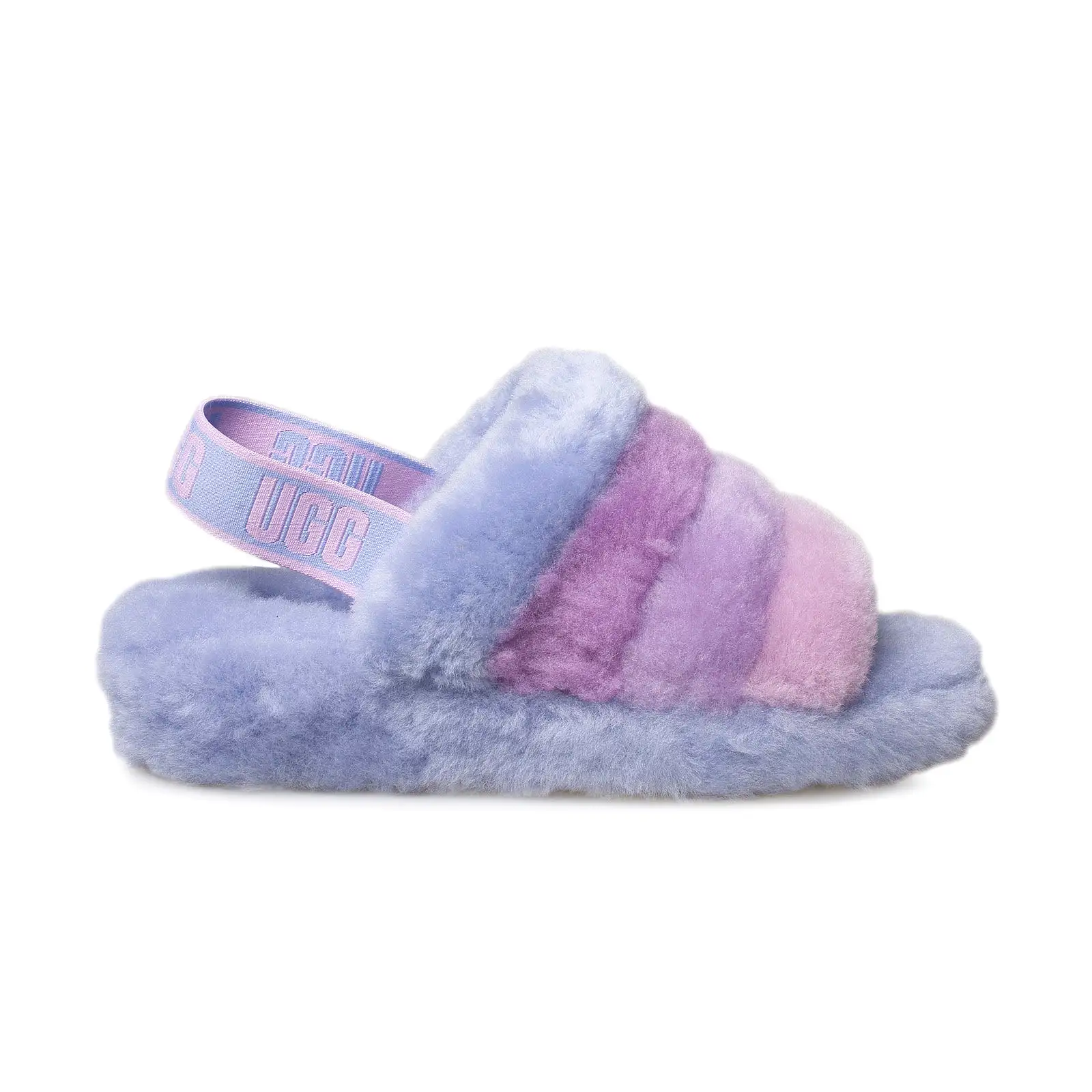 UGG Fluff Yeah Slide Cornflower Multi Slippers - Women's