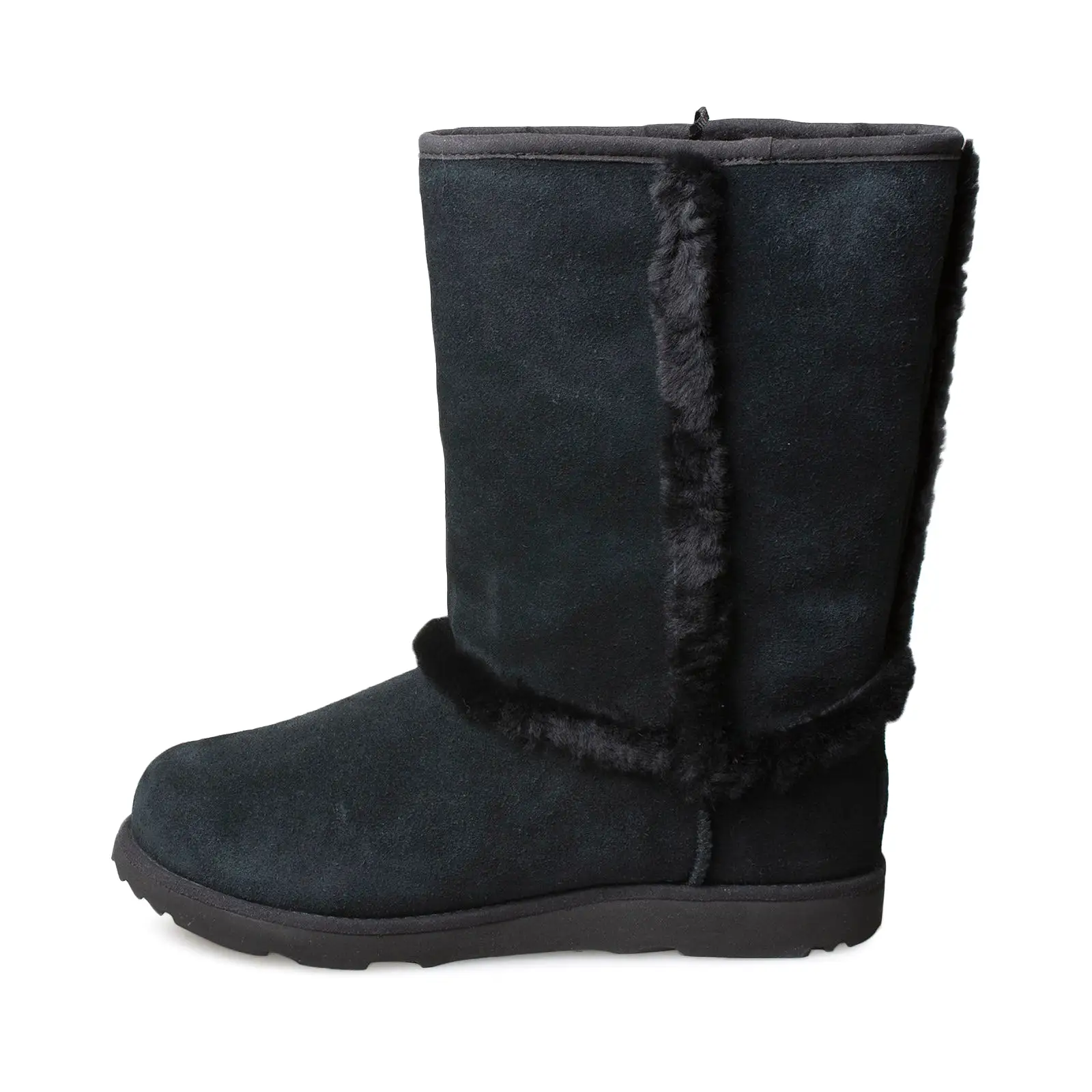 UGG Hadley II WP Tall Black Boots - Youth