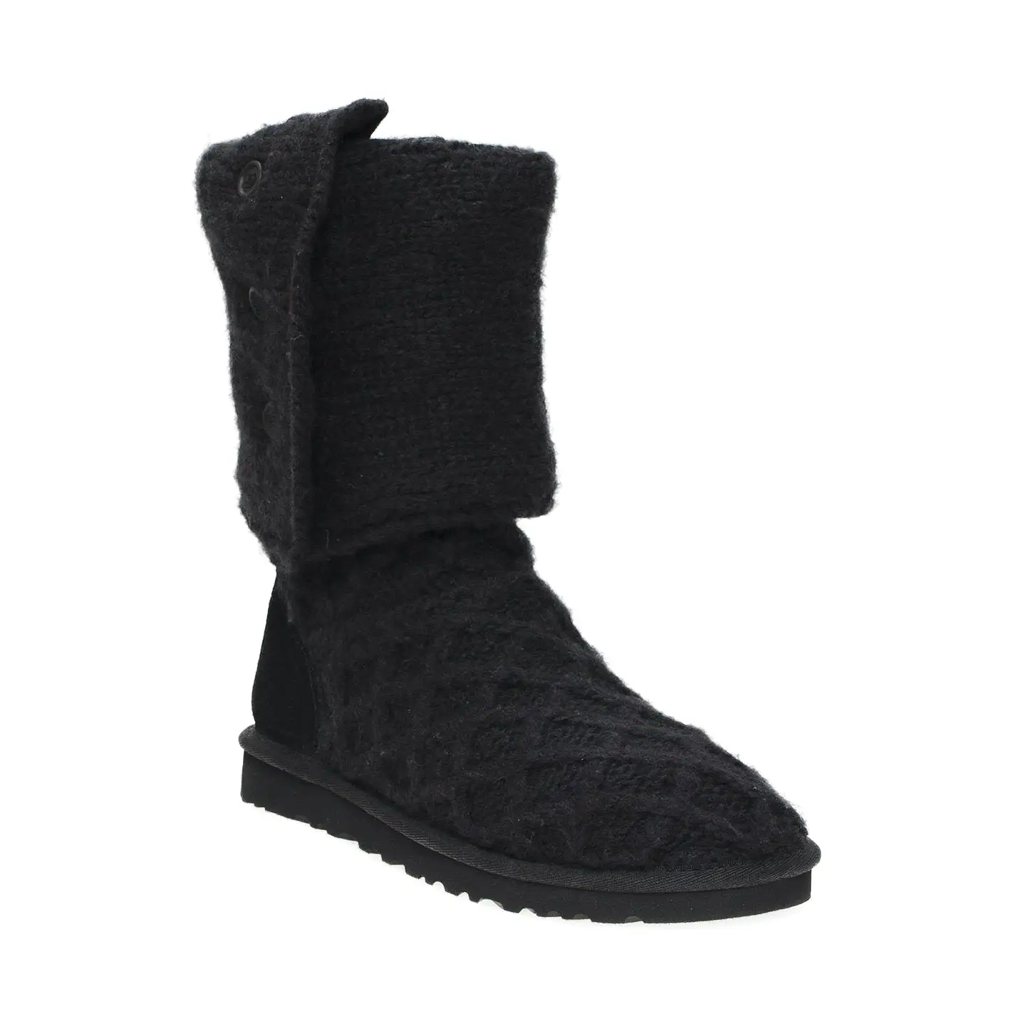 UGG Lattice Cardy Black Boots - Women's