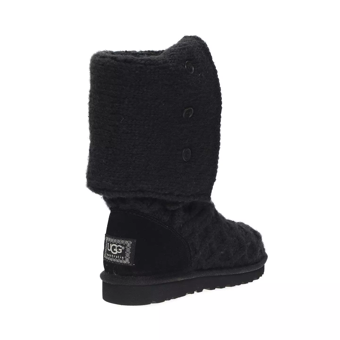 UGG Lattice Cardy Black Boots - Women's