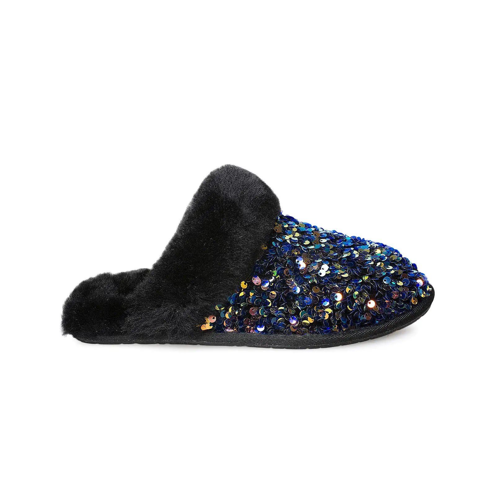 UGG Scuffette II Stellar Sequin Black Slippers - Women's