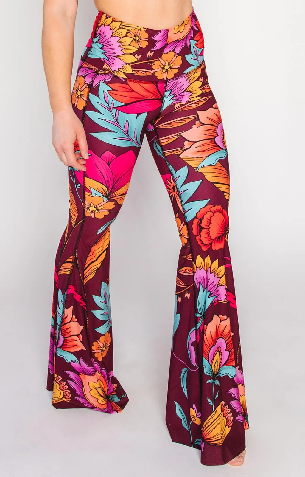 Yoga Democracy Indie Flow Printed Bell Bottoms