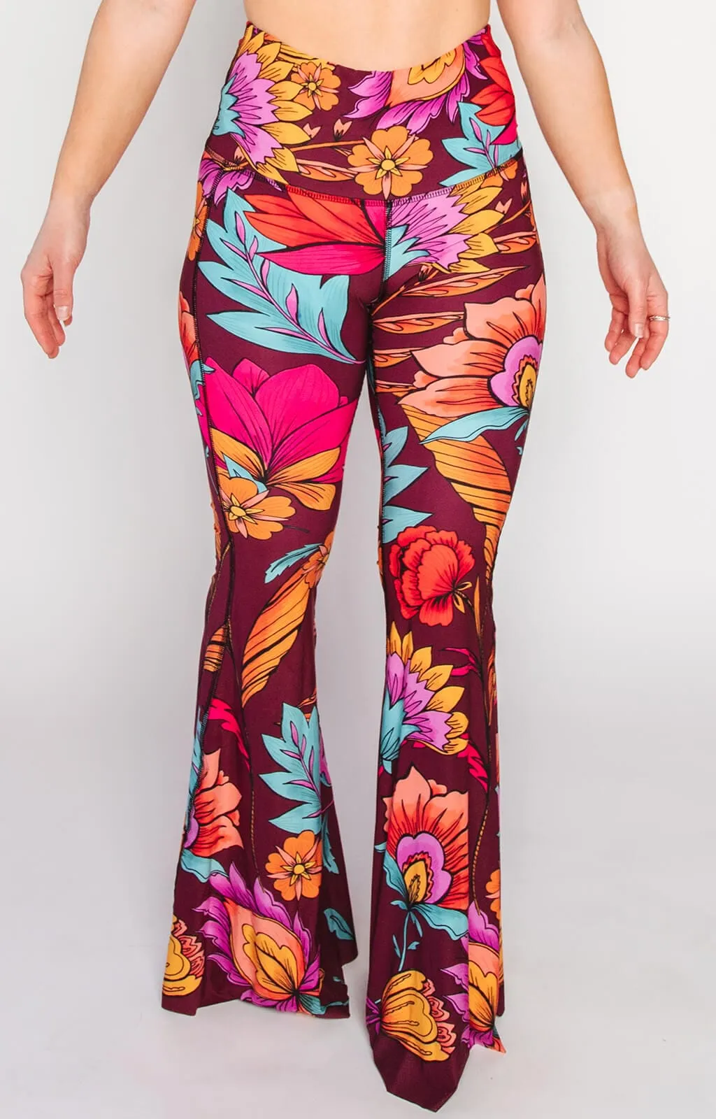 Yoga Democracy Indie Flow Printed Bell Bottoms