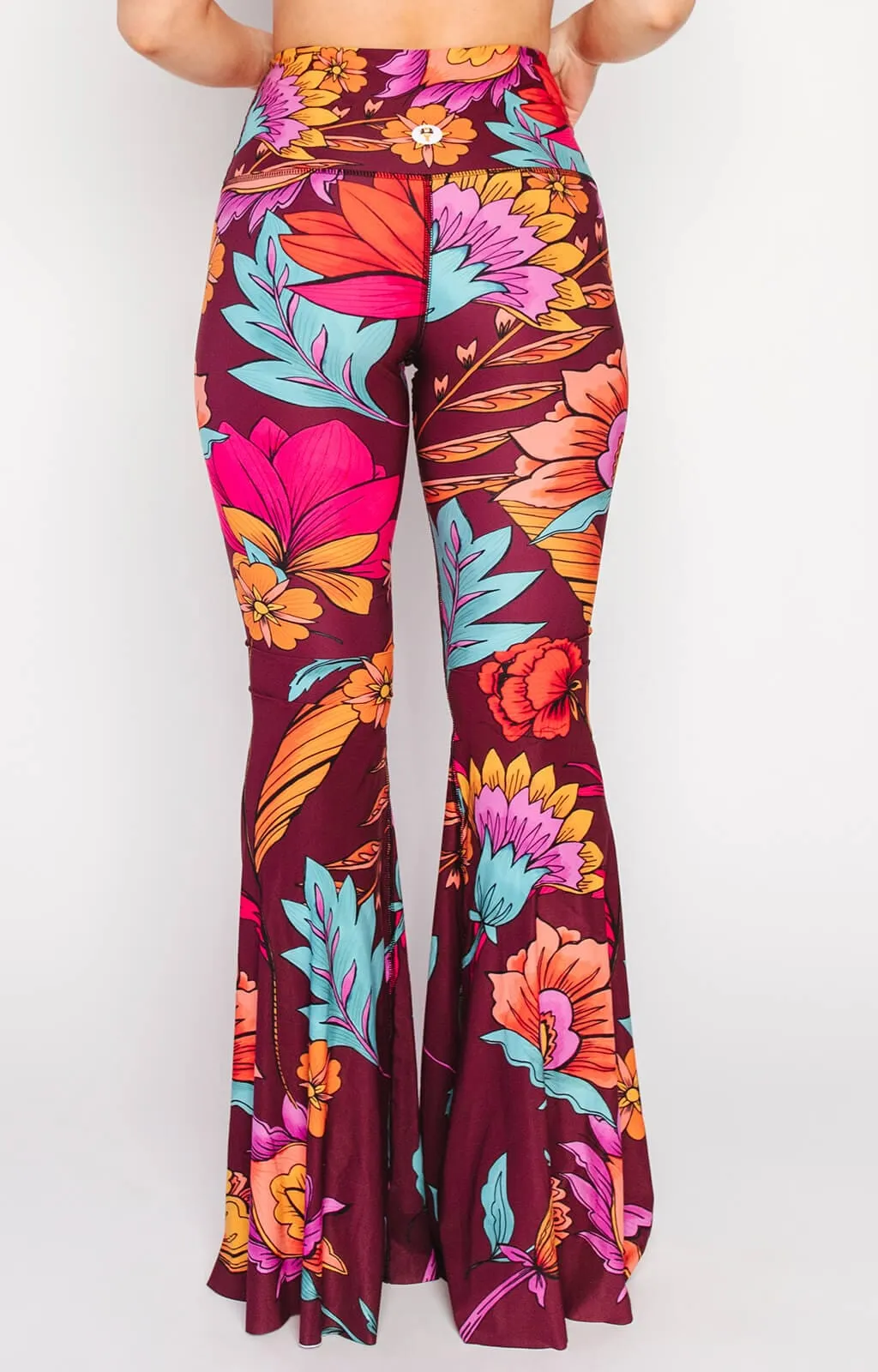 Yoga Democracy Indie Flow Printed Bell Bottoms